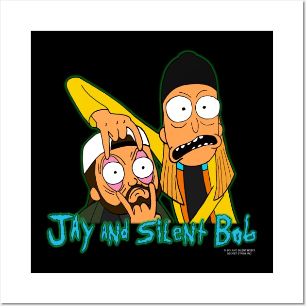 Jay and Silent Bob Wall Art by wyattd